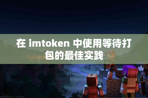 在 imtoken 中使用等待打包的最佳实践